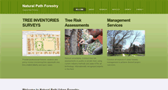 Desktop Screenshot of naturalpathforestry.com